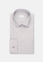 Shaped Business Hemd Kleinmuster in Braun |  Seidensticker Onlineshop