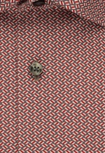 Shaped Business Hemd Druck in Orange |  Seidensticker Onlineshop