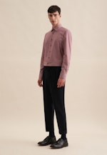 Shaped Business Shirt Print in Orange |  Seidensticker Onlineshop