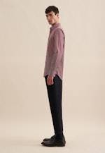 Shaped Business Hemd Druck in Orange |  Seidensticker Onlineshop