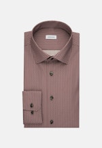 Shaped Business Shirt Print in Orange |  Seidensticker Onlineshop
