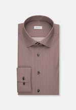 Shaped Business Hemd Druck in Orange |  Seidensticker Onlineshop