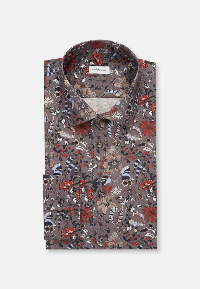 Shaped Chemise d'affaires Imprimé dans Gris | Boutique en ligne Seidensticker