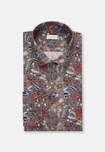 Shaped Business Hemd Druck in Grau |  Seidensticker Onlineshop