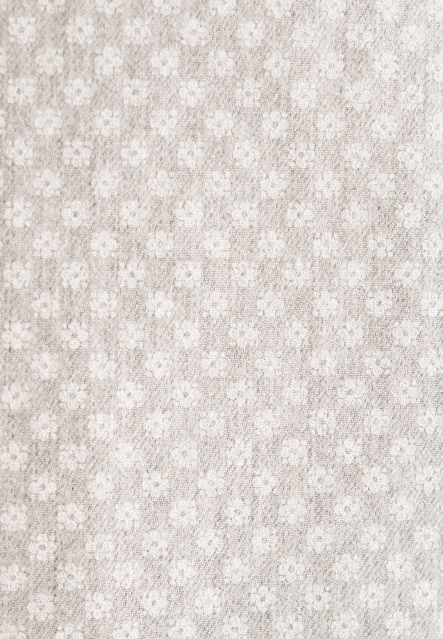 Regular Flannel shirt Print in Grey |  Seidensticker Onlineshop