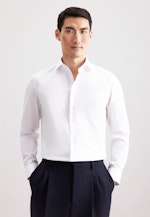Shaped Business shirt Uni in Weiß |  Seidensticker Onlineshop
