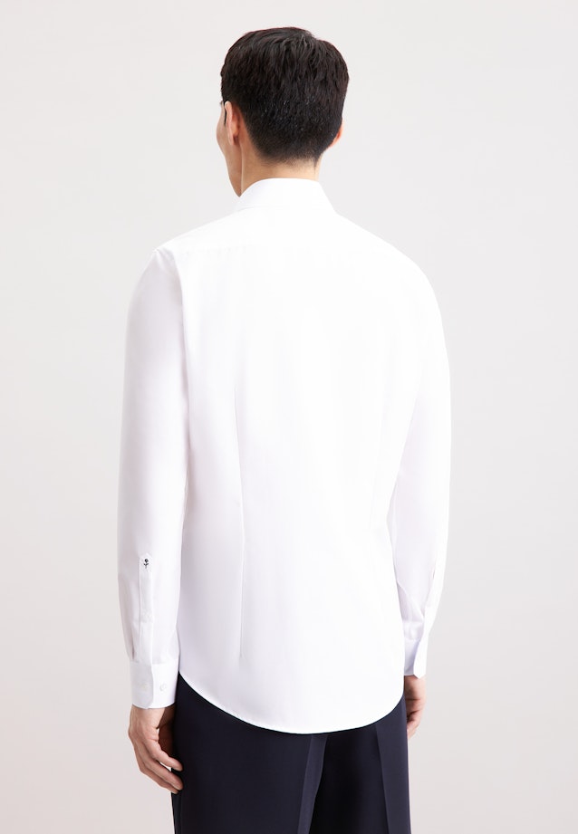 Slim Business Hemd Uni in Weiß |  Seidensticker Onlineshop