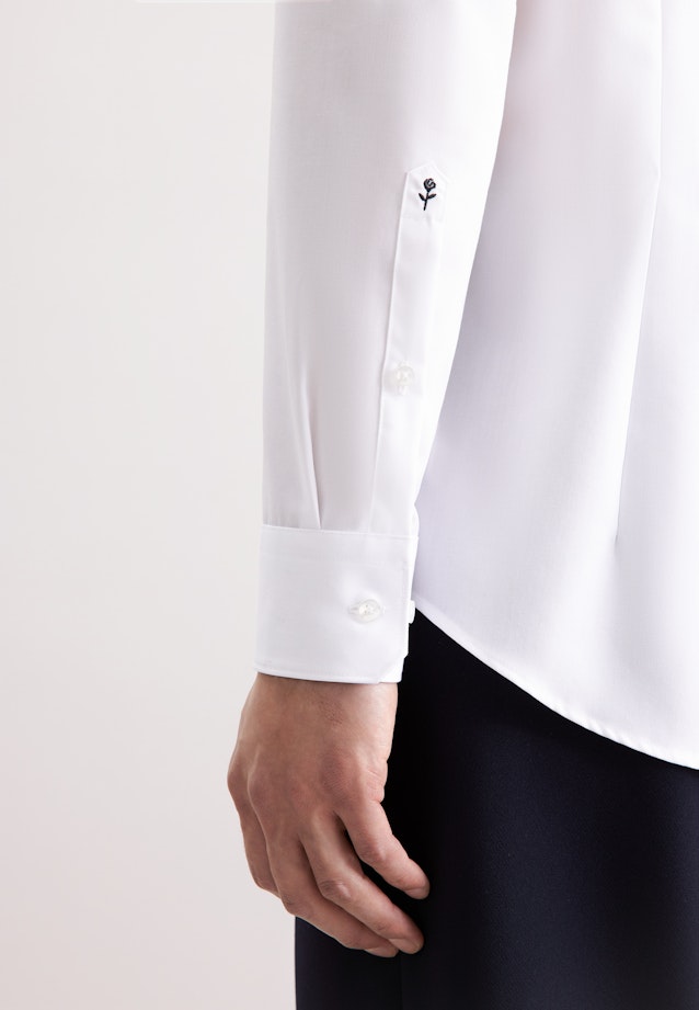 Slim Business shirt Uni in Weiß |  Seidensticker Onlineshop