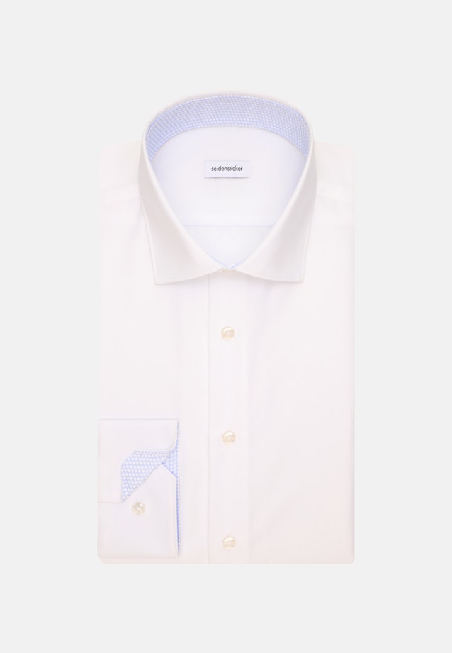 Slim Business shirt Uni in Weiß |  Seidensticker Onlineshop