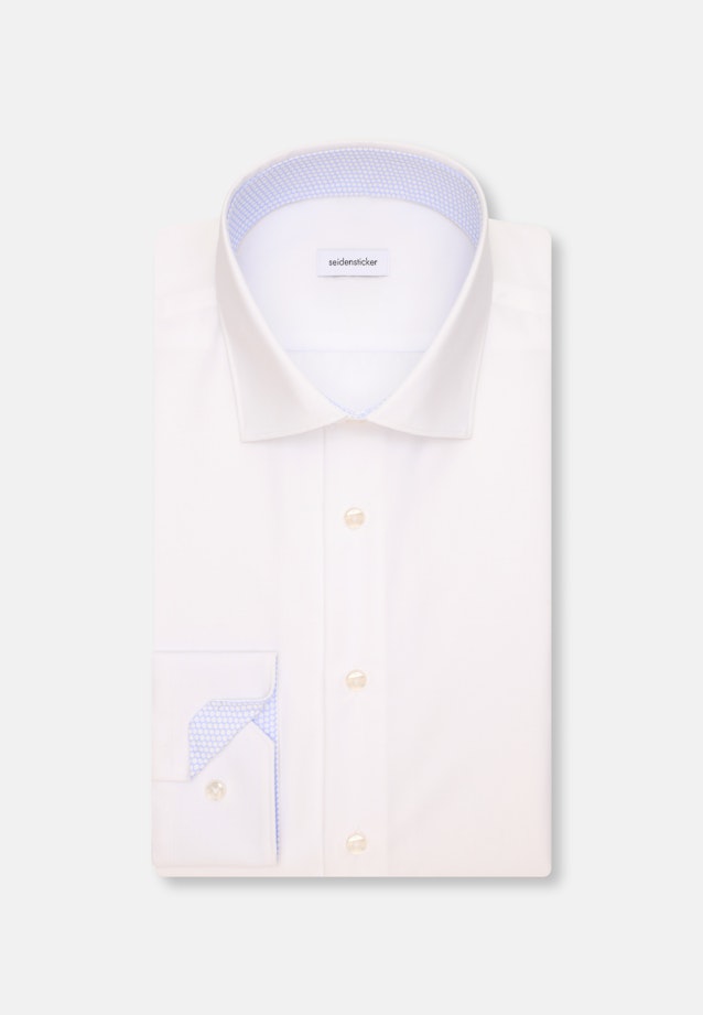 Slim Chemise d'affaires Uni in Blanc |  Seidensticker Onlineshop