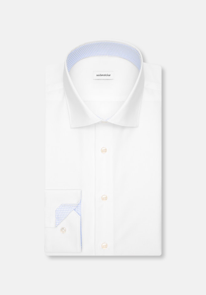 Slim Chemise d'affaires Uni dans Blanc | Boutique en ligne Seidensticker