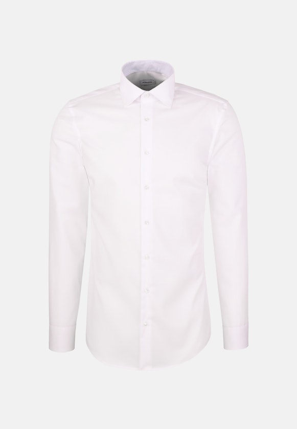 Slim Business shirt Uni in Weiß |  Seidensticker Onlineshop