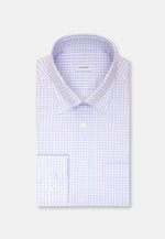 Regular Business shirt Check in Hellblau |  Seidensticker Onlineshop