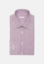Regular Business Hemd Karo in Lila |  Seidensticker Onlineshop