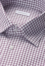 Regular Business shirt Check in Lila |  Seidensticker Onlineshop