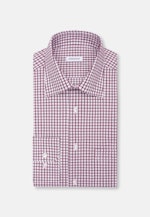 Regular Business Hemd Karo in Lila |  Seidensticker Onlineshop