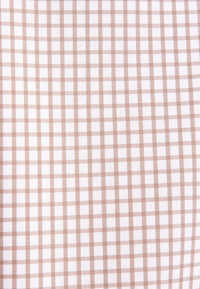 Regular Business shirt Check in Braun |  Seidensticker Onlineshop