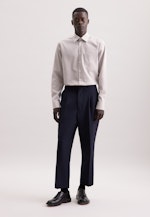 Regular Business shirt Check in Braun |  Seidensticker Onlineshop