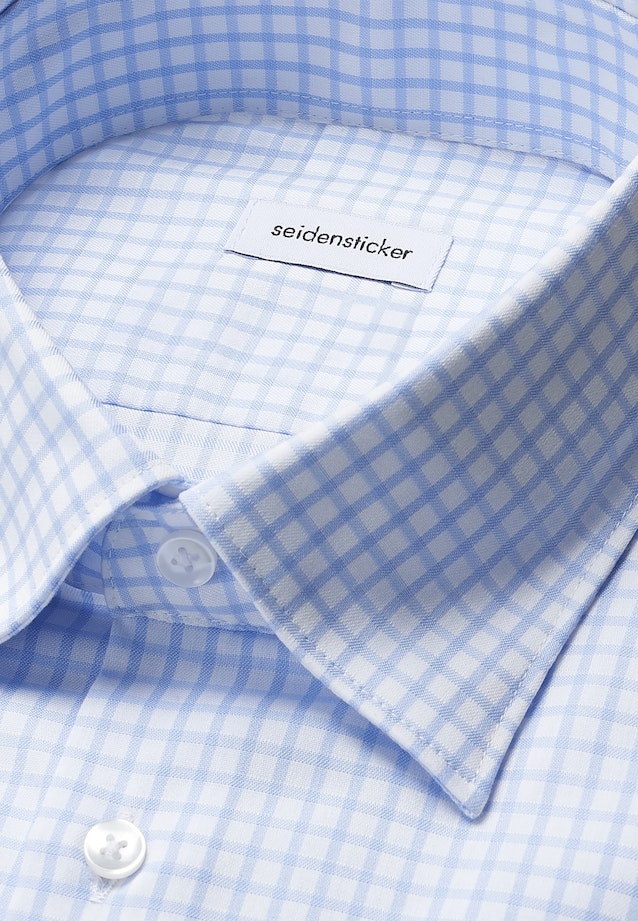 Slim Business Hemd Karo in Hellblau |  Seidensticker Onlineshop