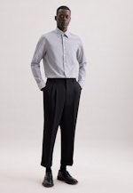 Slim Business shirt Check in Dunkelblau |  Seidensticker Onlineshop
