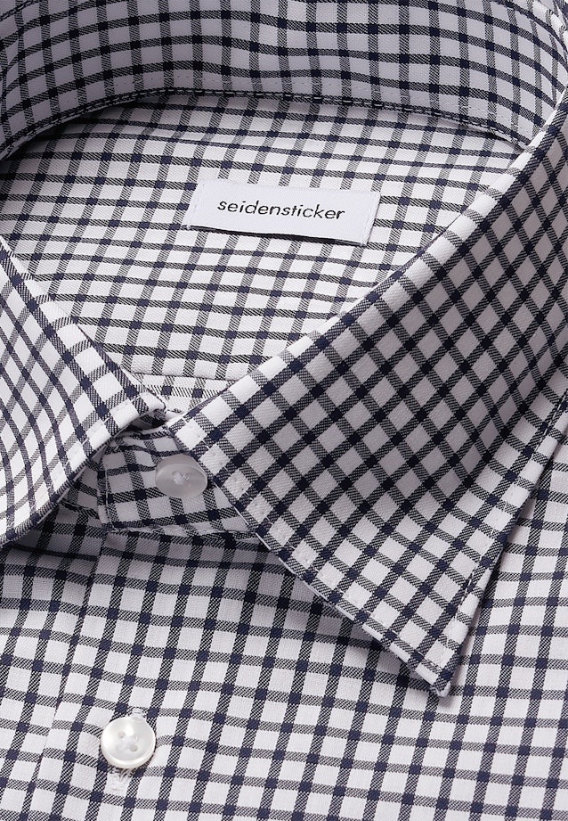 Slim Business shirt Check in Dunkelblau |  Seidensticker Onlineshop