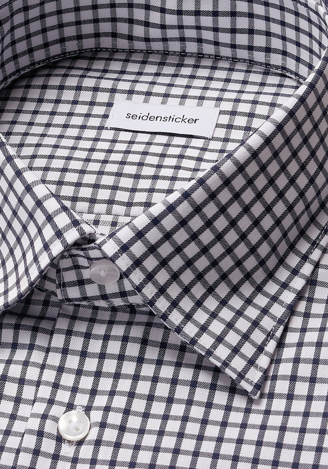 Slim Chemise d'affaires carreaux dans Bleu Foncé | Boutique en ligne Seidensticker