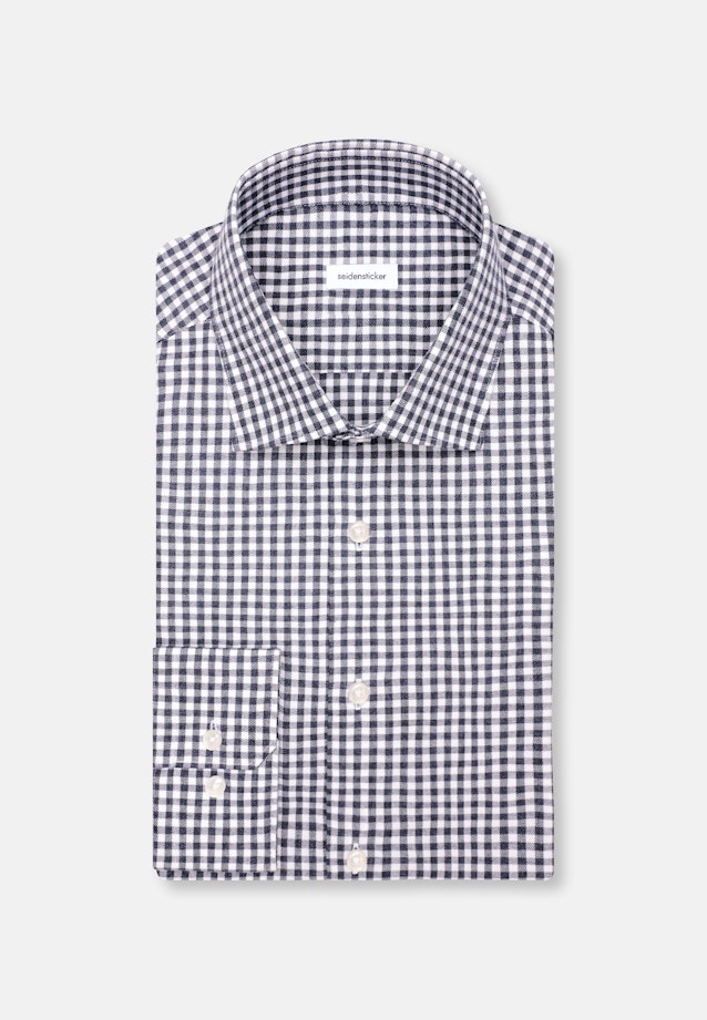 Slim Business shirt Check in Dunkelblau |  Seidensticker Onlineshop