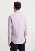 Slim Business shirt Check in Lila |  Seidensticker Onlineshop