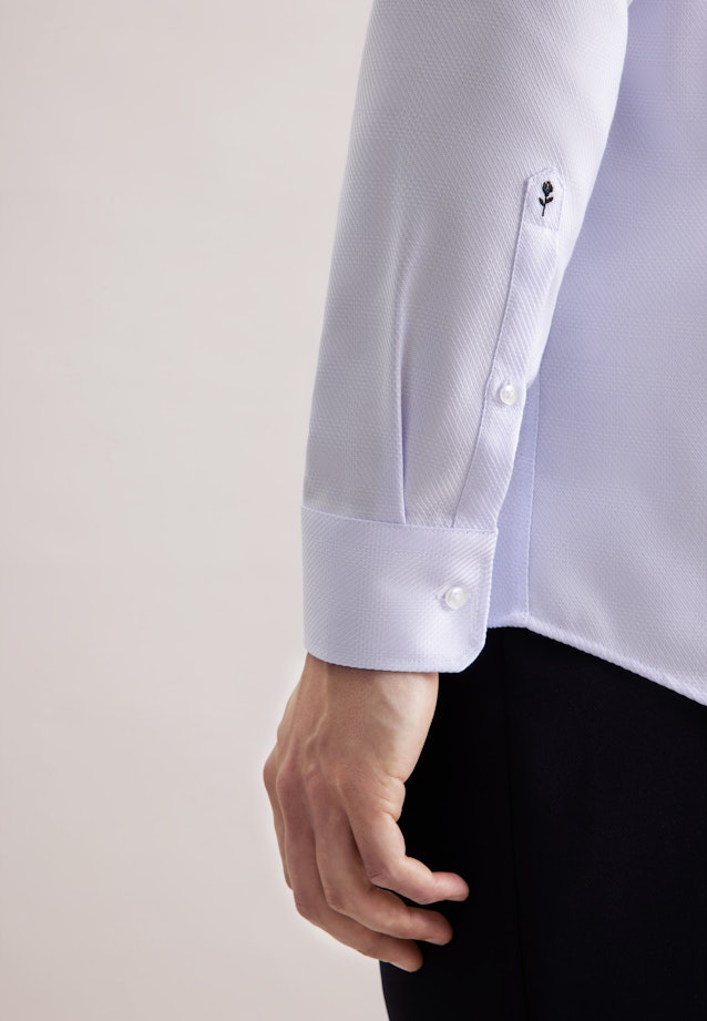 Regular Business Shirt Check in Light Blue |  Seidensticker Onlineshop