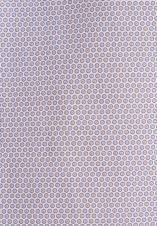 Regular Business Shirt Print in Beige |  Seidensticker Onlineshop