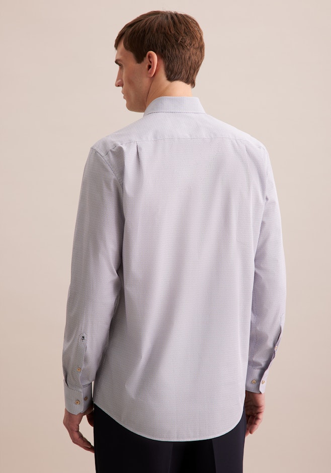 Regular Business Hemd Druck in Beige | Seidensticker Onlineshop