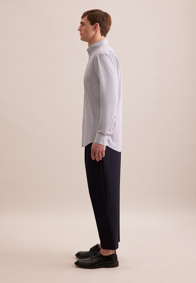 Regular Business Shirt Print in Beige |  Seidensticker Onlineshop