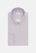 Regular Business Shirt Print in Beige |  Seidensticker Onlineshop