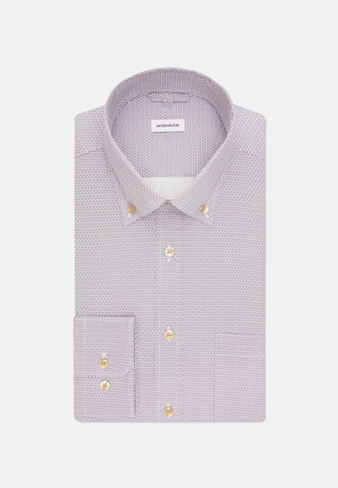 Regular Chemise d'affaires Imprimé dans Beige | Boutique en ligne Seidensticker