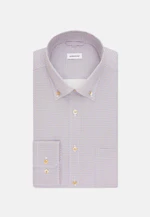 Regular Business Hemd Druck in Beige |  Seidensticker Onlineshop