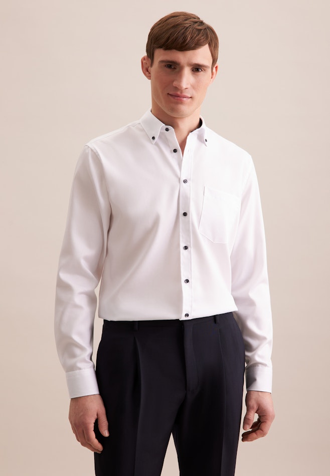 Regular Business Hemd Uni in Weiß | Seidensticker Onlineshop