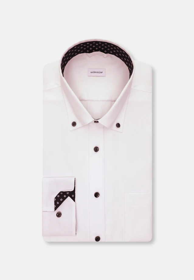 Regular Business Hemd Uni in Weiß |  Seidensticker Onlineshop