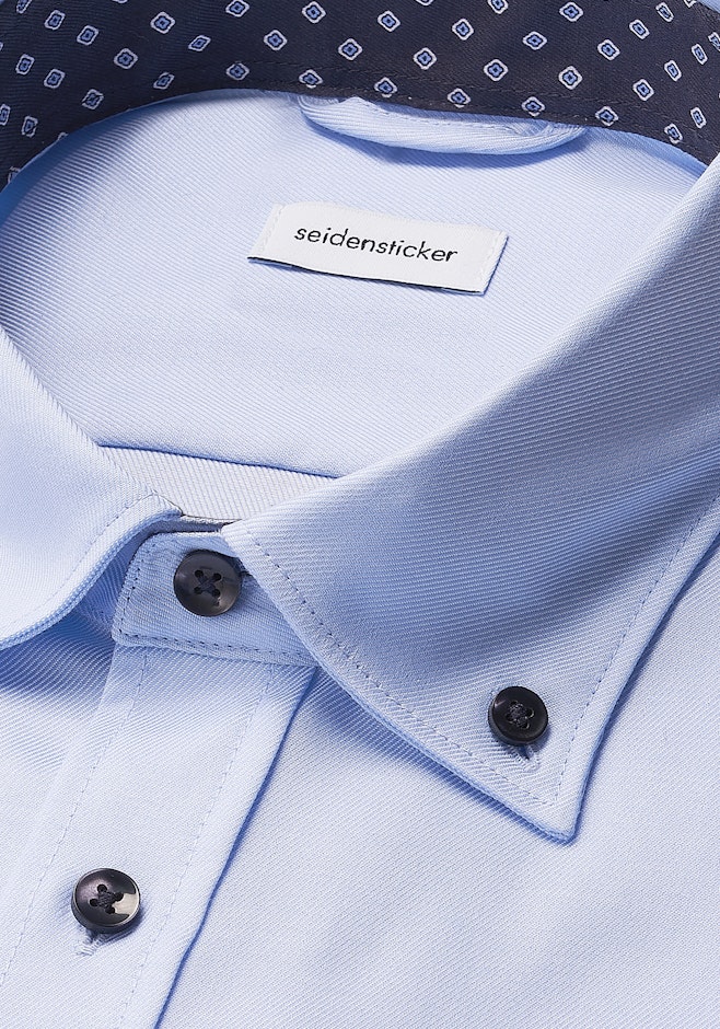 Regular Chemise d'affaires Uni dans Bleu Clair | Boutique en ligne Seidensticker