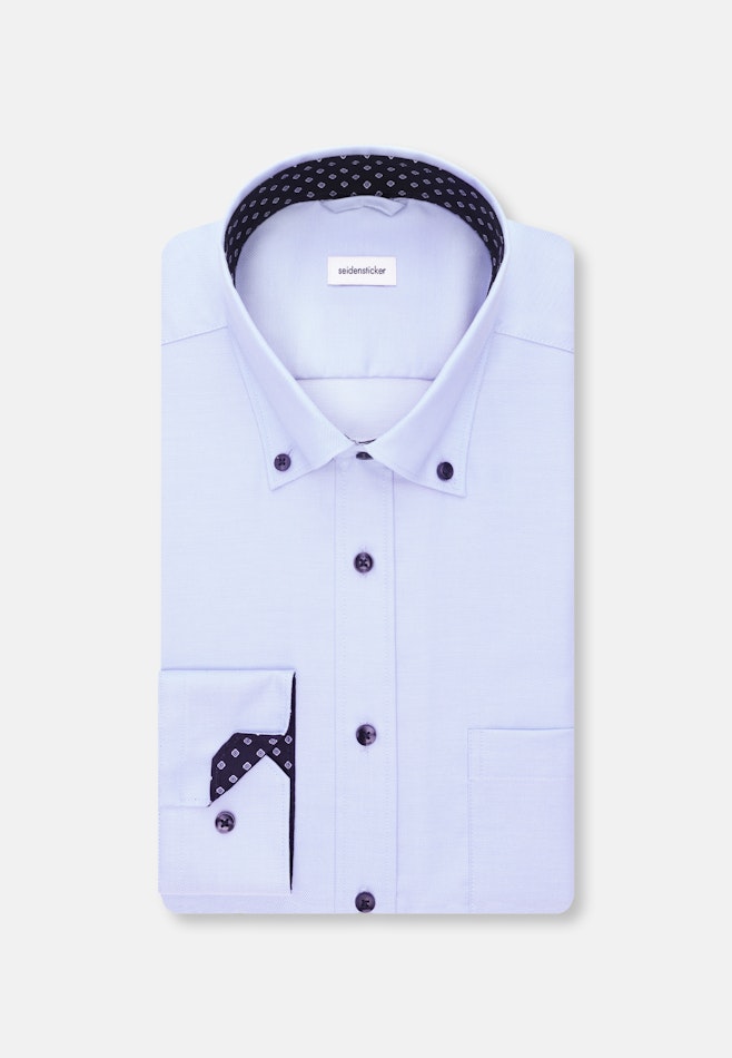 Regular Chemise d'affaires Uni dans Bleu Clair | Boutique en ligne Seidensticker