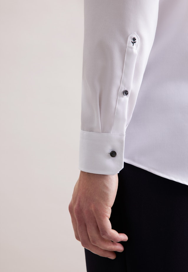 Regular Business Hemd Uni in Weiß |  Seidensticker Onlineshop