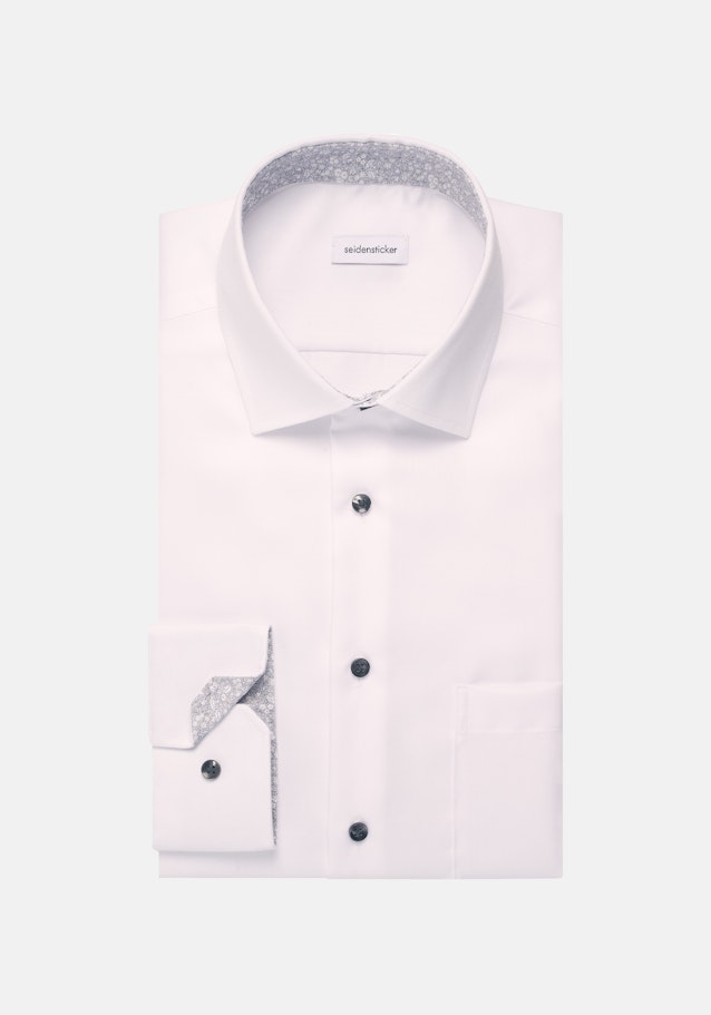 Regular Chemise Business Uni in Blanc | Seidensticker Onlineshop