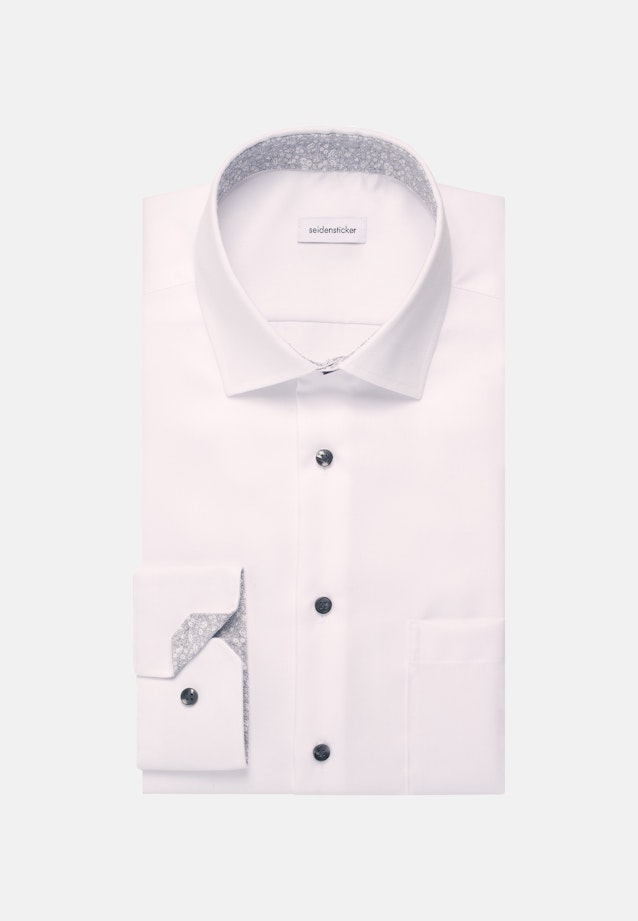 Regular Business Hemd Uni in Weiß |  Seidensticker Onlineshop