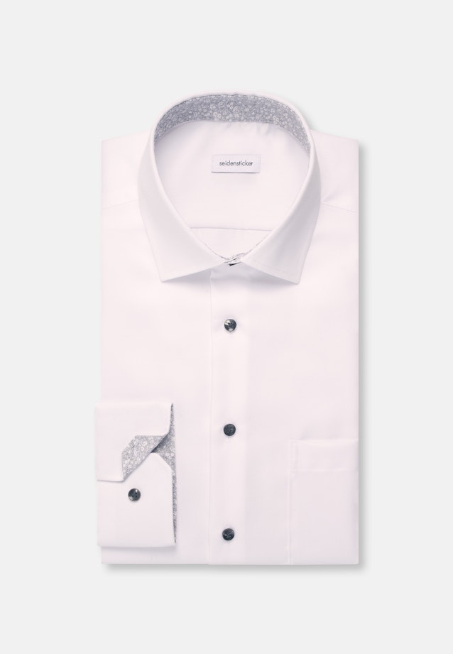 Regular Business Hemd Uni in Weiß |  Seidensticker Onlineshop