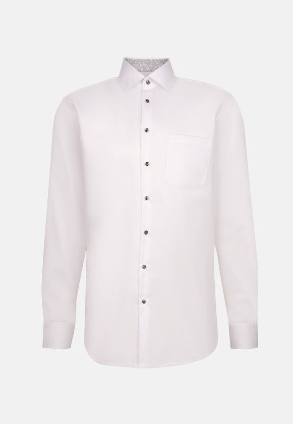 Regular Business Hemd Uni in Weiß |  Seidensticker Onlineshop