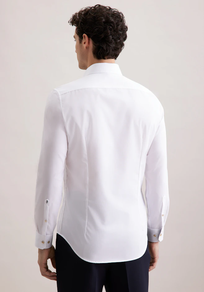 Slim Business Hemd Uni in Weiß | Seidensticker Onlineshop