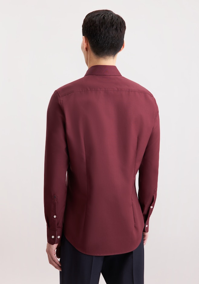 Slim Chemise d'affaires Uni dans Rouge | Boutique en ligne Seidensticker