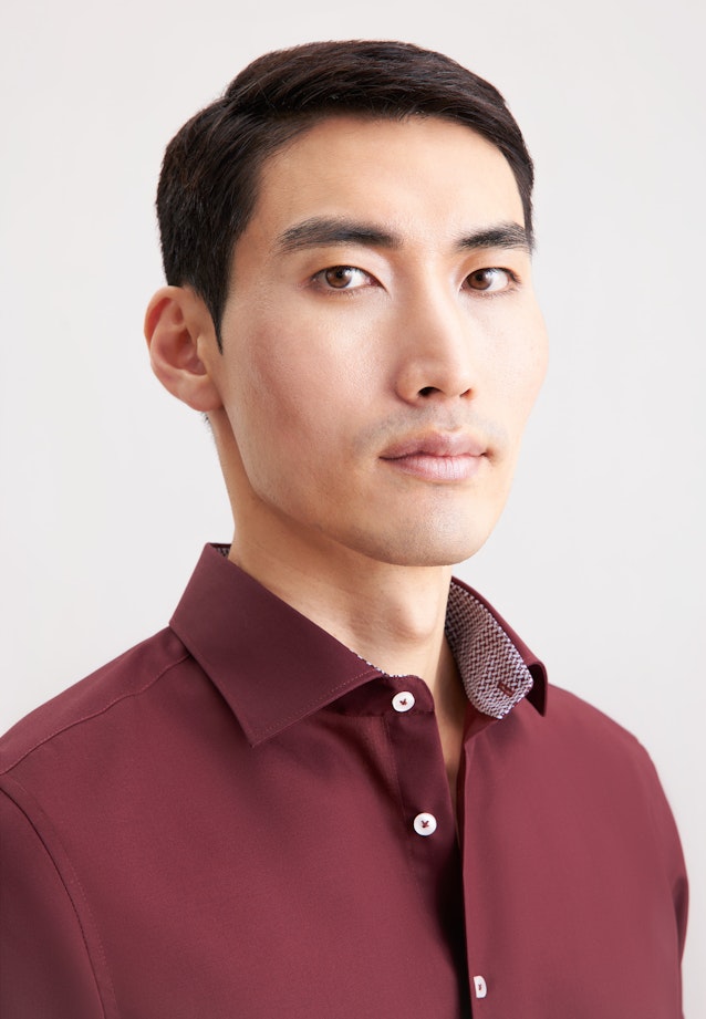 Slim Business Hemd Uni in Rot |  Seidensticker Onlineshop