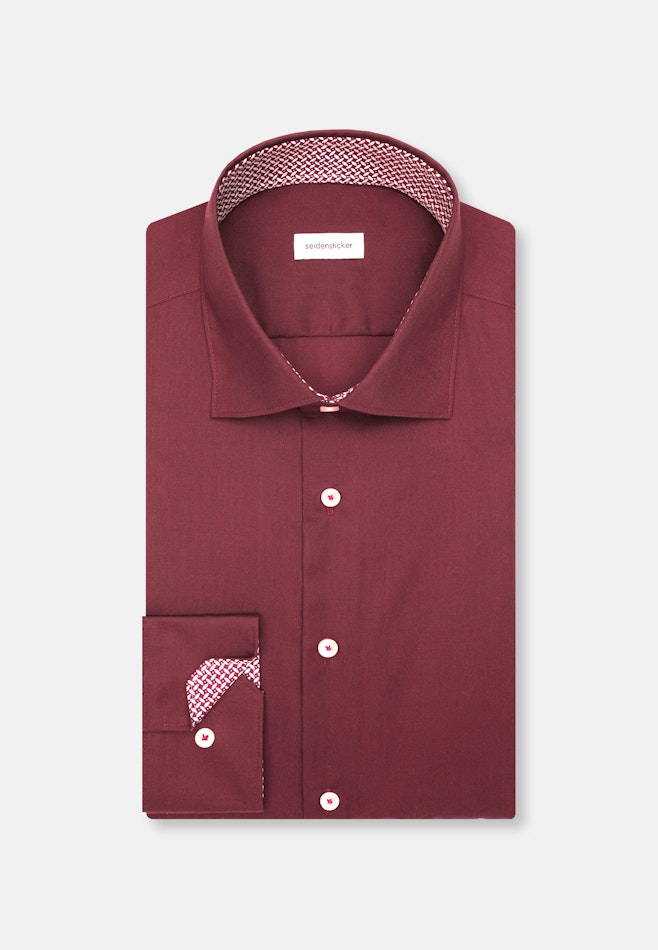 Slim Chemise d'affaires Uni dans Rouge | Boutique en ligne Seidensticker