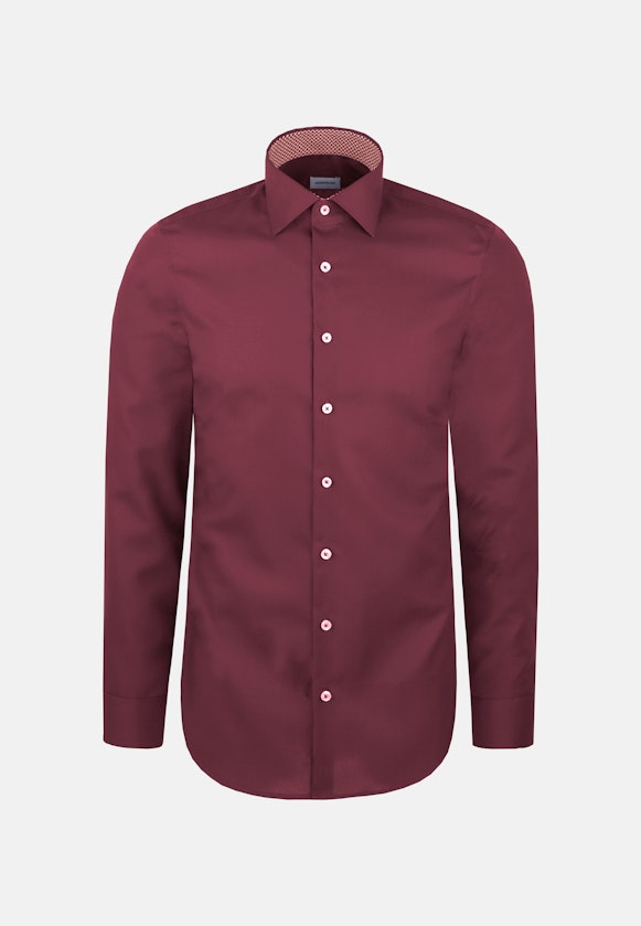 Slim Business Hemd Uni in Rot |  Seidensticker Onlineshop