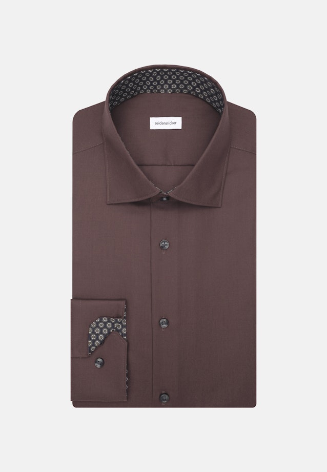 Slim Business Hemd Uni in Braun |  Seidensticker Onlineshop